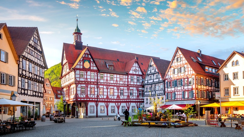 Bad Urach's market square, Germany