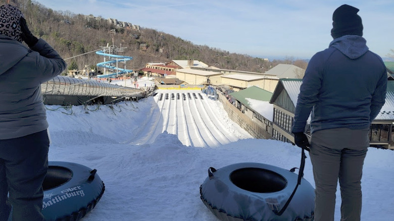 Tubing hill at Ober Mountain