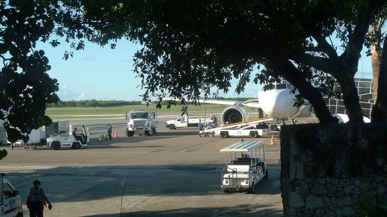 Airplane at Punta Cana Airport