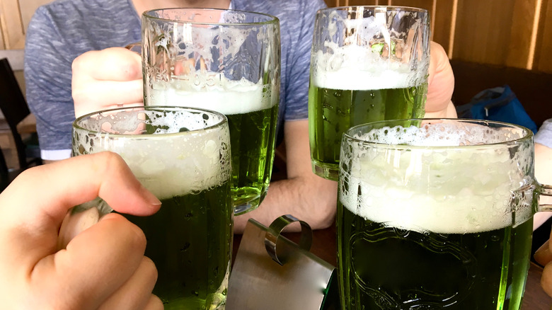 Czech Easter green beer