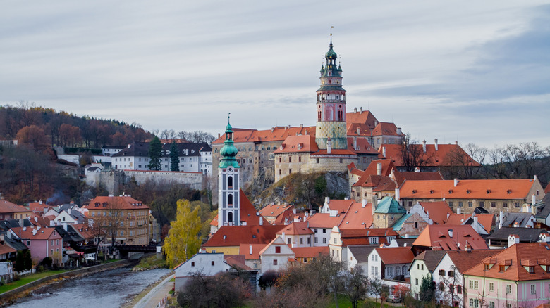 Český Krumlov old town 