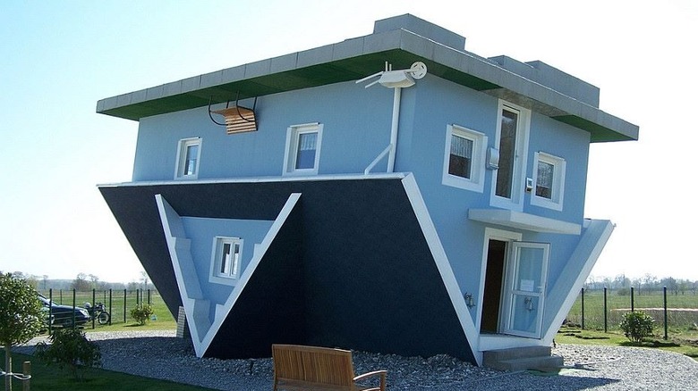 The Upside-Down House in Germany