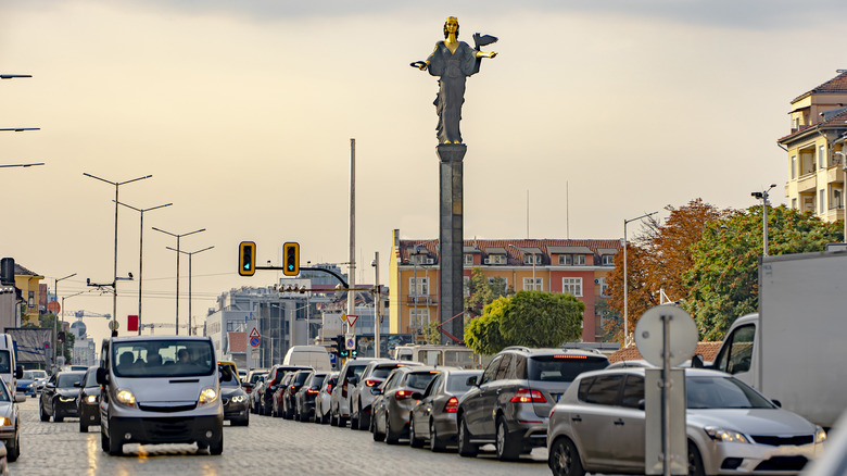 Cars in Sofia, Bulgaria