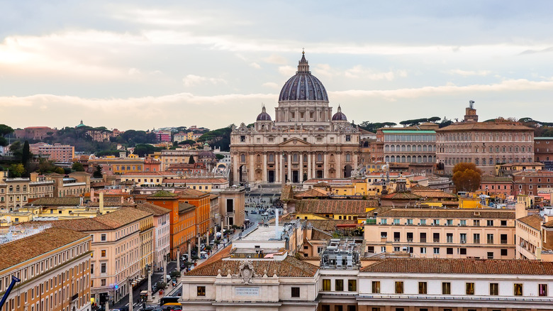 Vatican City skyline daytime