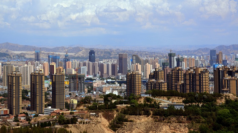 Cityscape in Lanzhou