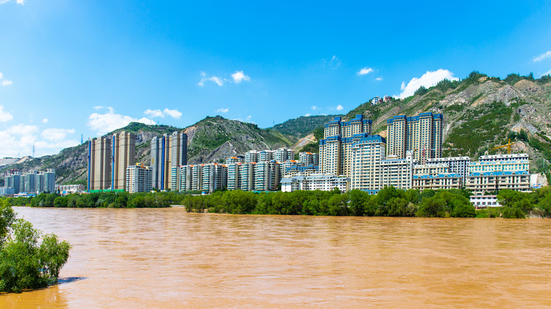 The Yellow River in Lanzhou