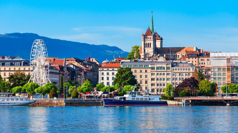 Panoramic view of Geneva