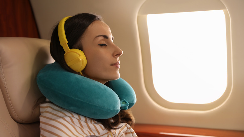 Listening to music during flight
