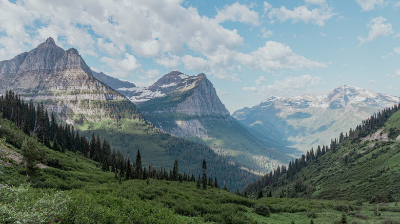 a view of Glacier National Park