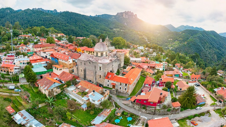 Aerial view Mineral del Chico