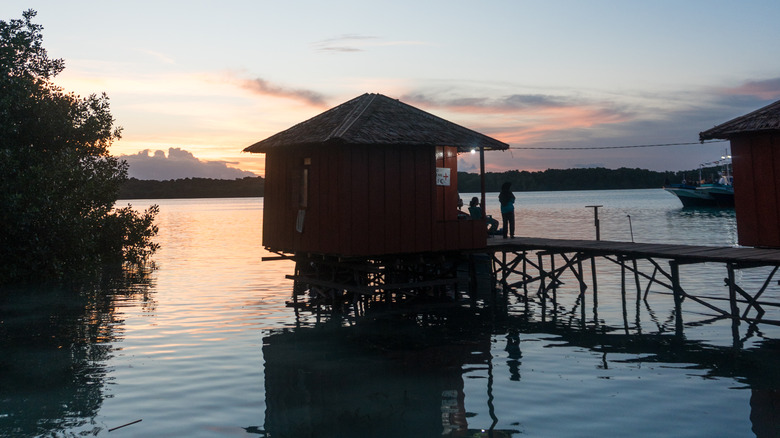 Sunrise on Widi Islands, Indonesia