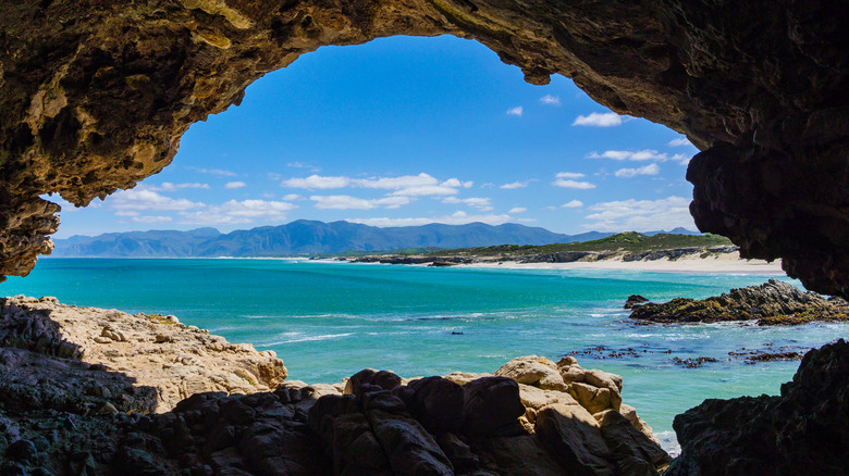 Cave with ocean view