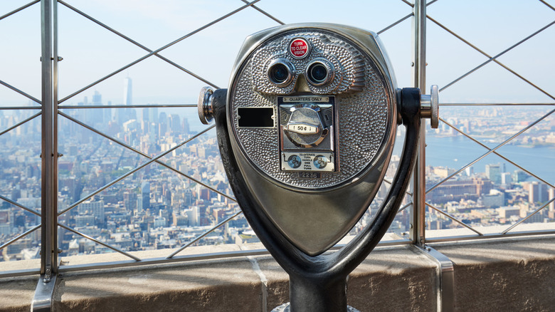 Empire State Building coin-operated telescope