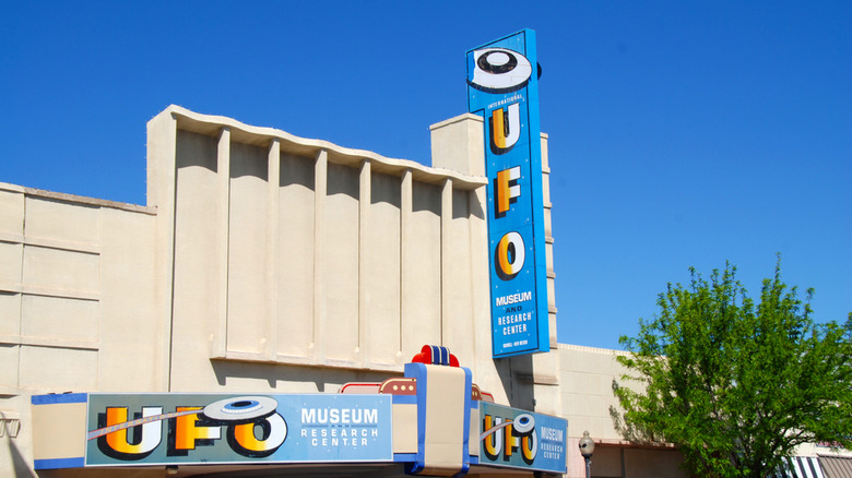 UFO Museum signage