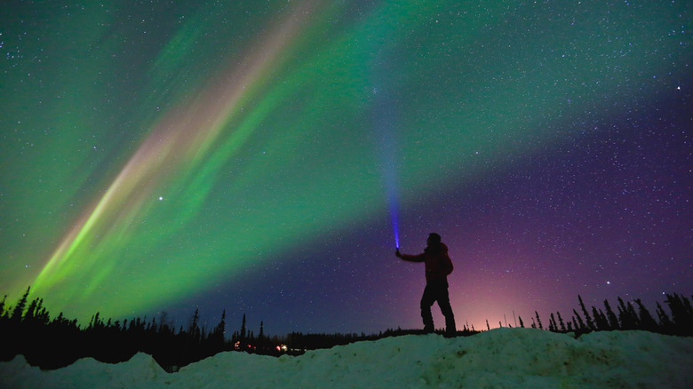 northern lights in Alaska