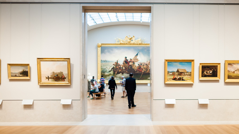 paintings on display at the Metropolitan Museum of Art