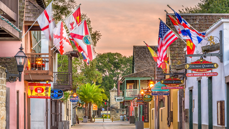 street in St. Augustine, Florida