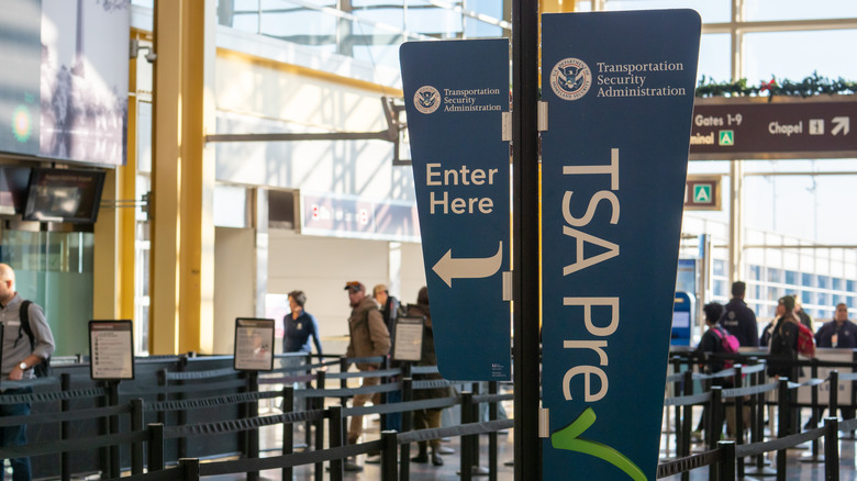 TSA PreCheck entrance