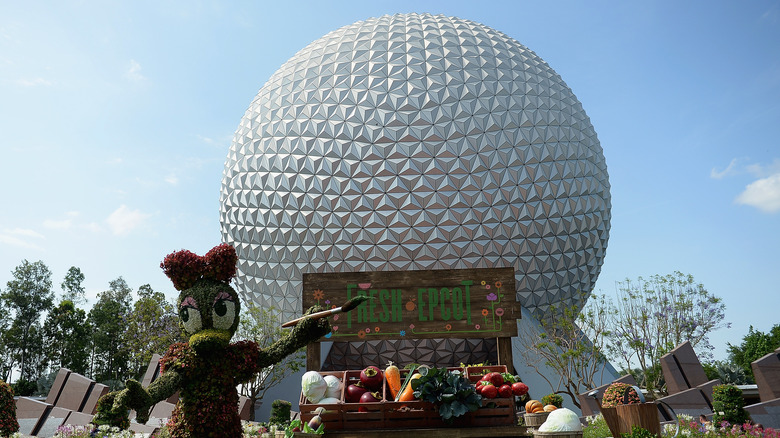 Exterior of EPCOT's Spaceship Earth