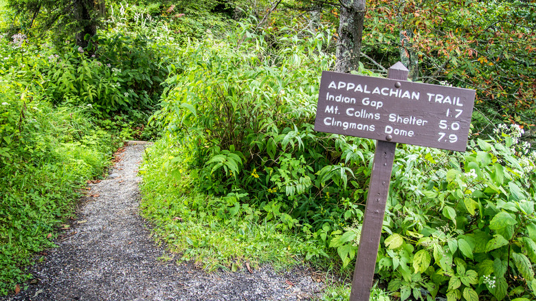Appalachian Trail marker