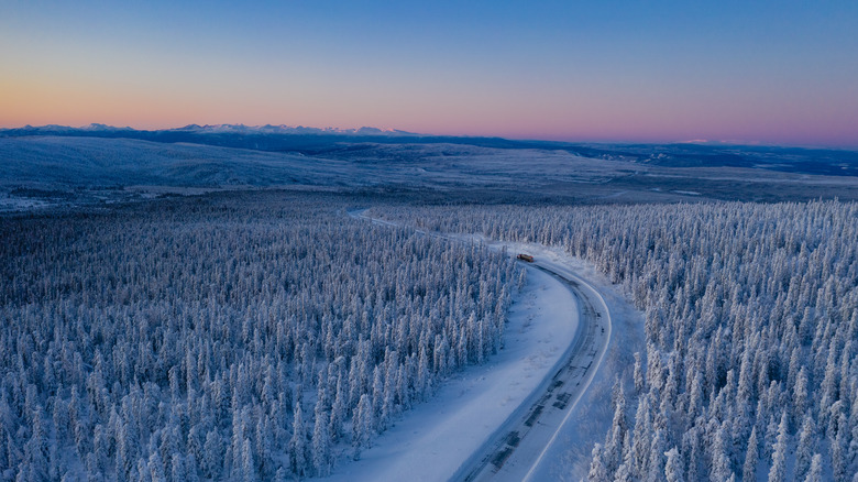 Dalton Highway in winter