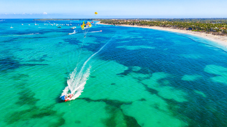 aerial view of Bávaro Beach