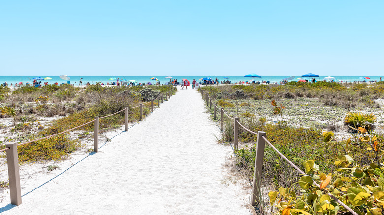path leading to Bowman's Beach, Florida