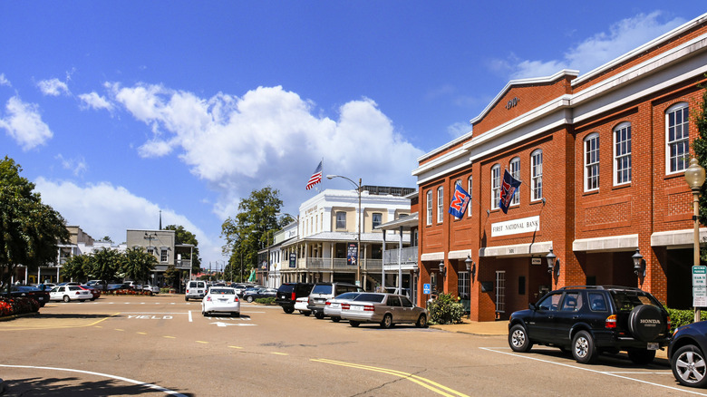 Town square in Oxford, Mississippi