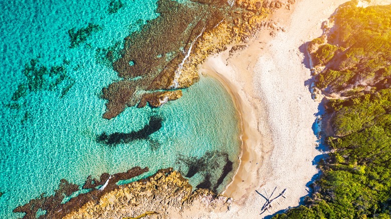 Aerial view of Salento Beach 