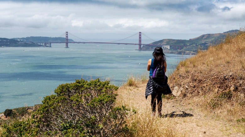 Trail on Angel Island, California