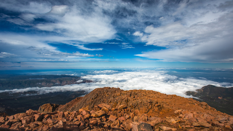 Pikes Peak summit Colorado