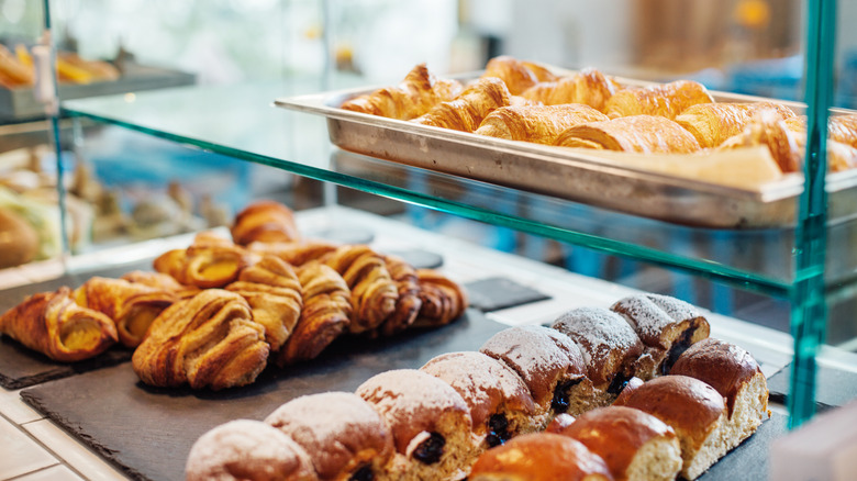 selection of pastries in basket