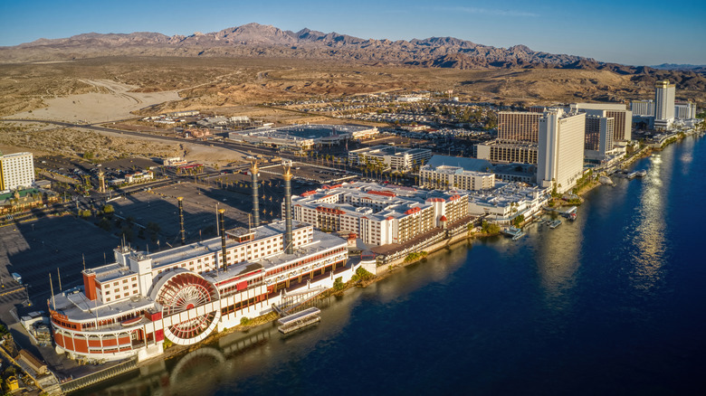 Ariel view of Laughlin, Nevada