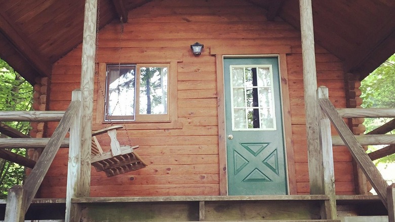 camping cabin at Old Forge Camping Resort