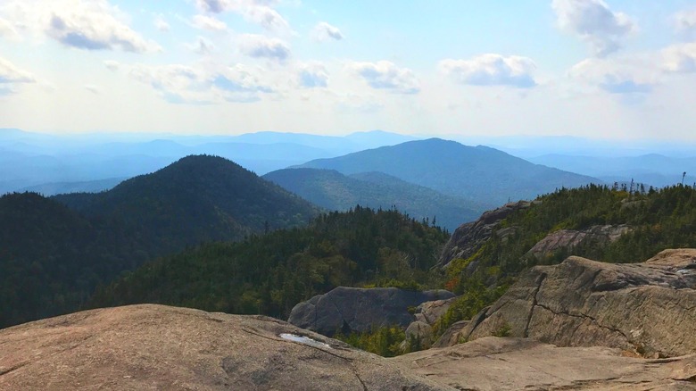 View from Ampersand Mountain summit