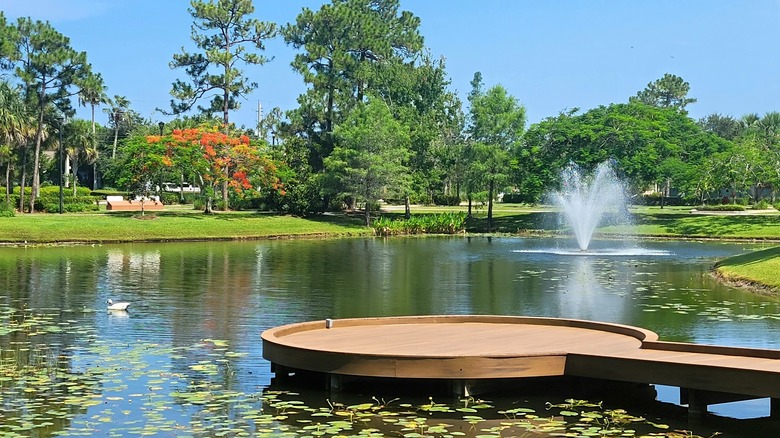 Port St Lucie Botanical Gardens pond