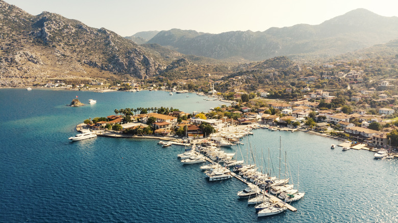 View of Marmaris and mountains