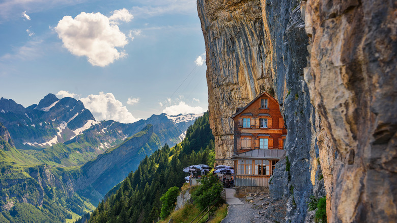 Ascher Cliff Restaurant Switzerland