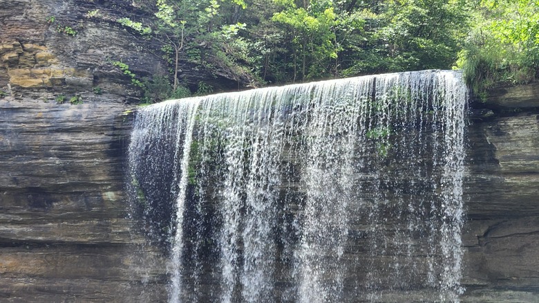 Close-up of Seventy-Six Falls