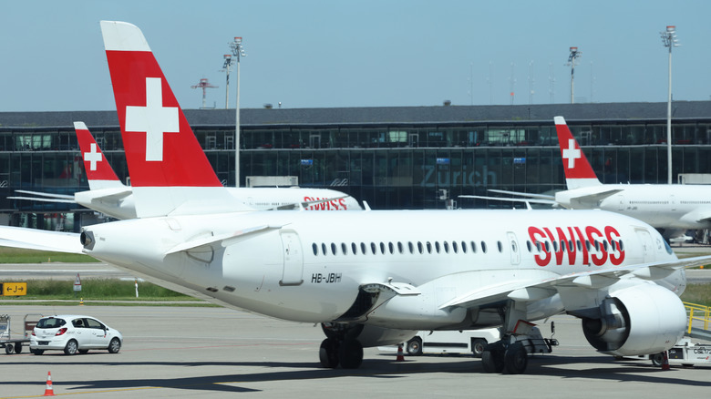 SWISS Airlines plane