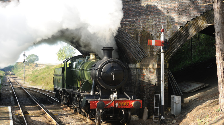Cheltenham railway steam train