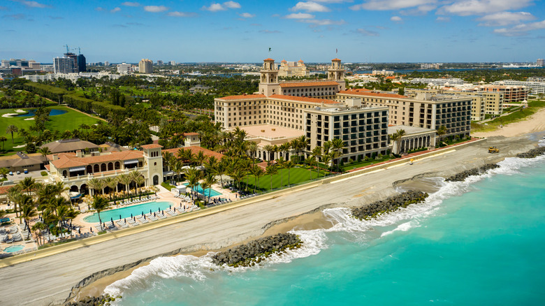 Aerial view of breakers hotel