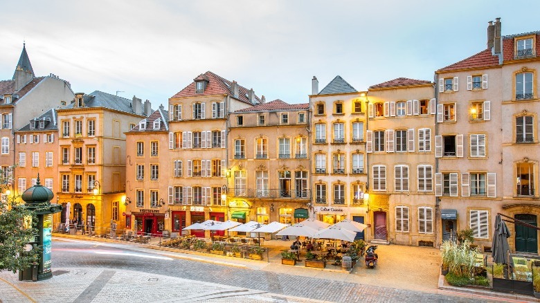 buildings in the old town Metz