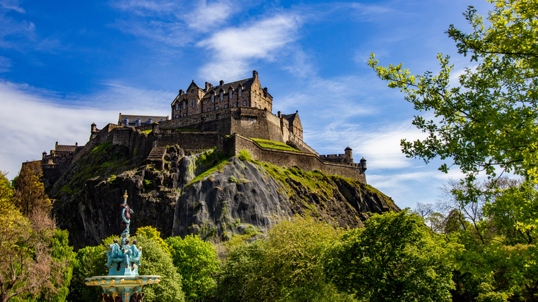 Edinburgh Castle on a summer day