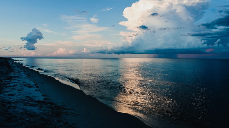 Sunset at Alligator Point in Florida