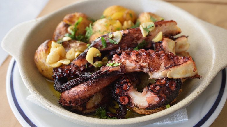 fried octopus of Portugal