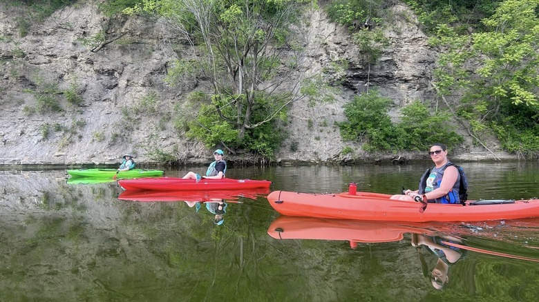 kayakers at French Creek Reservation