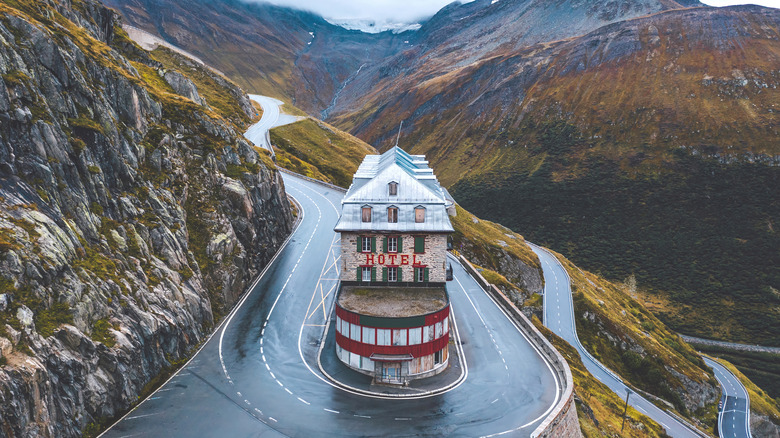 Hotel Belvedere in the Furka Pass