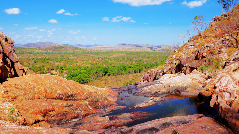 View from Gunlom top pool