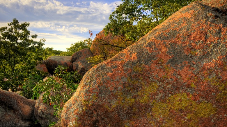 Large boulders in St. Francois Mountains